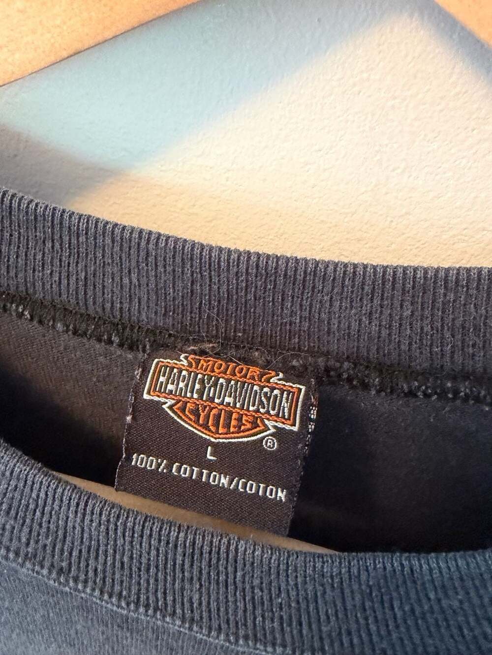 Vintage Harley-Davidson Flame Long Sleeve Shirt - Picture 9 of 11